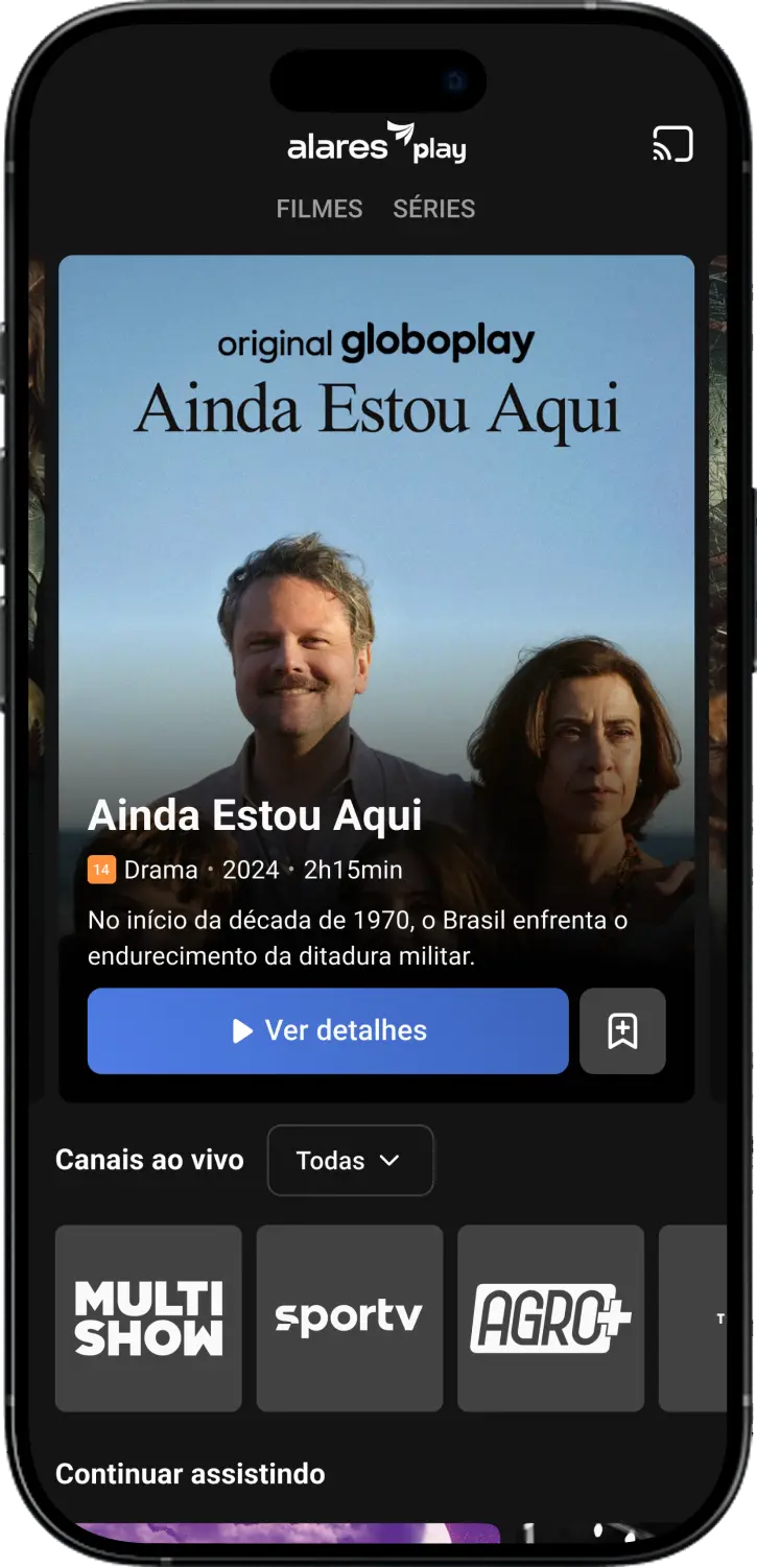 Imagem da tela principal do aplicativo